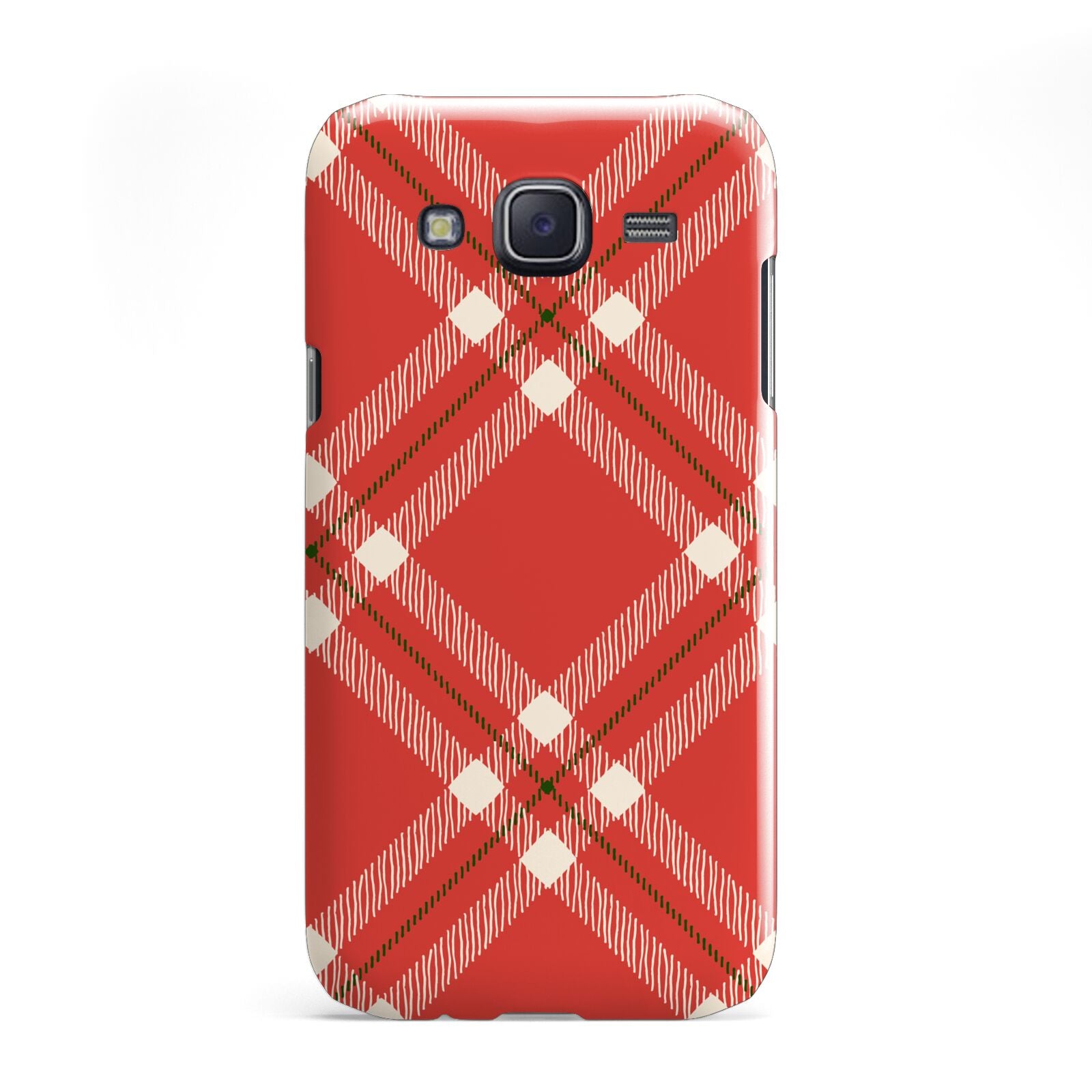 Christmas Tartan Samsung Galaxy J5 Case