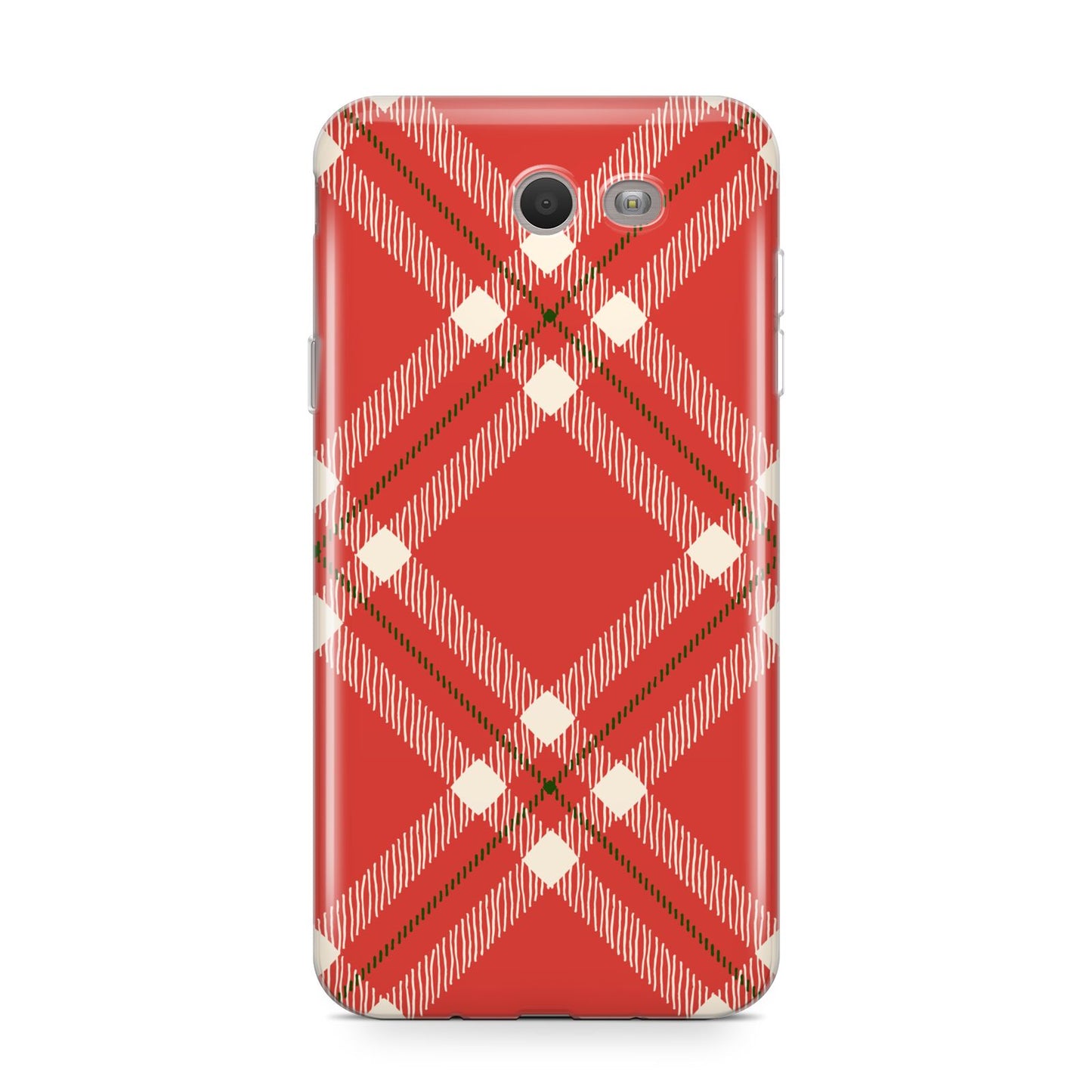 Christmas Tartan Samsung Galaxy J7 2017 Case