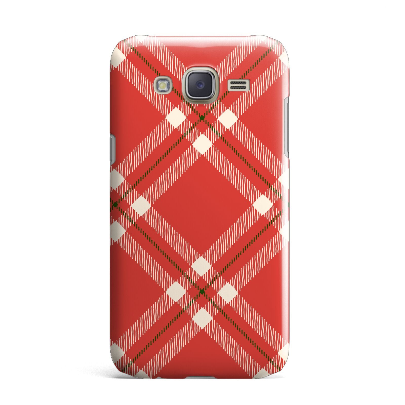 Christmas Tartan Samsung Galaxy J7 Case