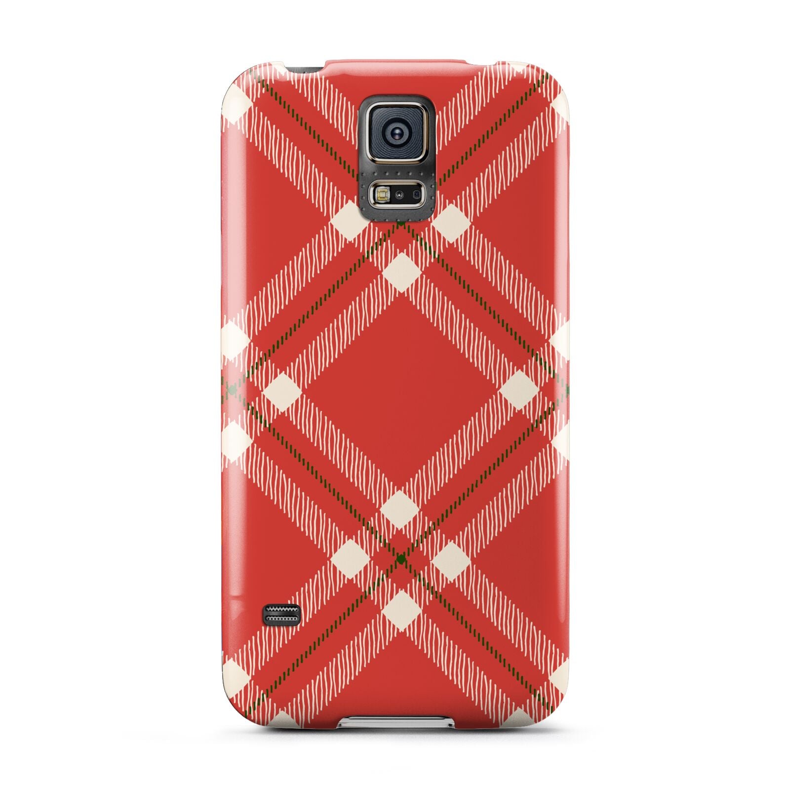 Christmas Tartan Samsung Galaxy S5 Case