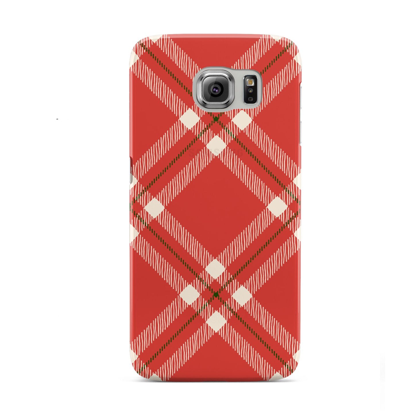 Christmas Tartan Samsung Galaxy S6 Case