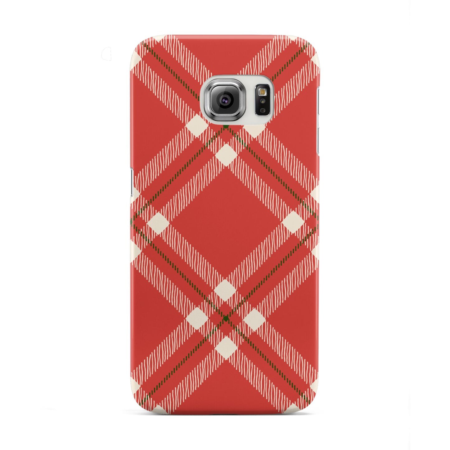 Christmas Tartan Samsung Galaxy S6 Edge Case