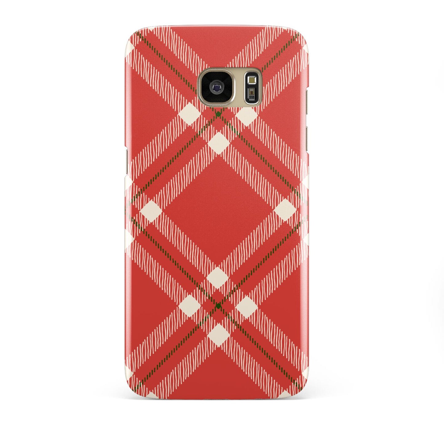 Christmas Tartan Samsung Galaxy S7 Edge Case