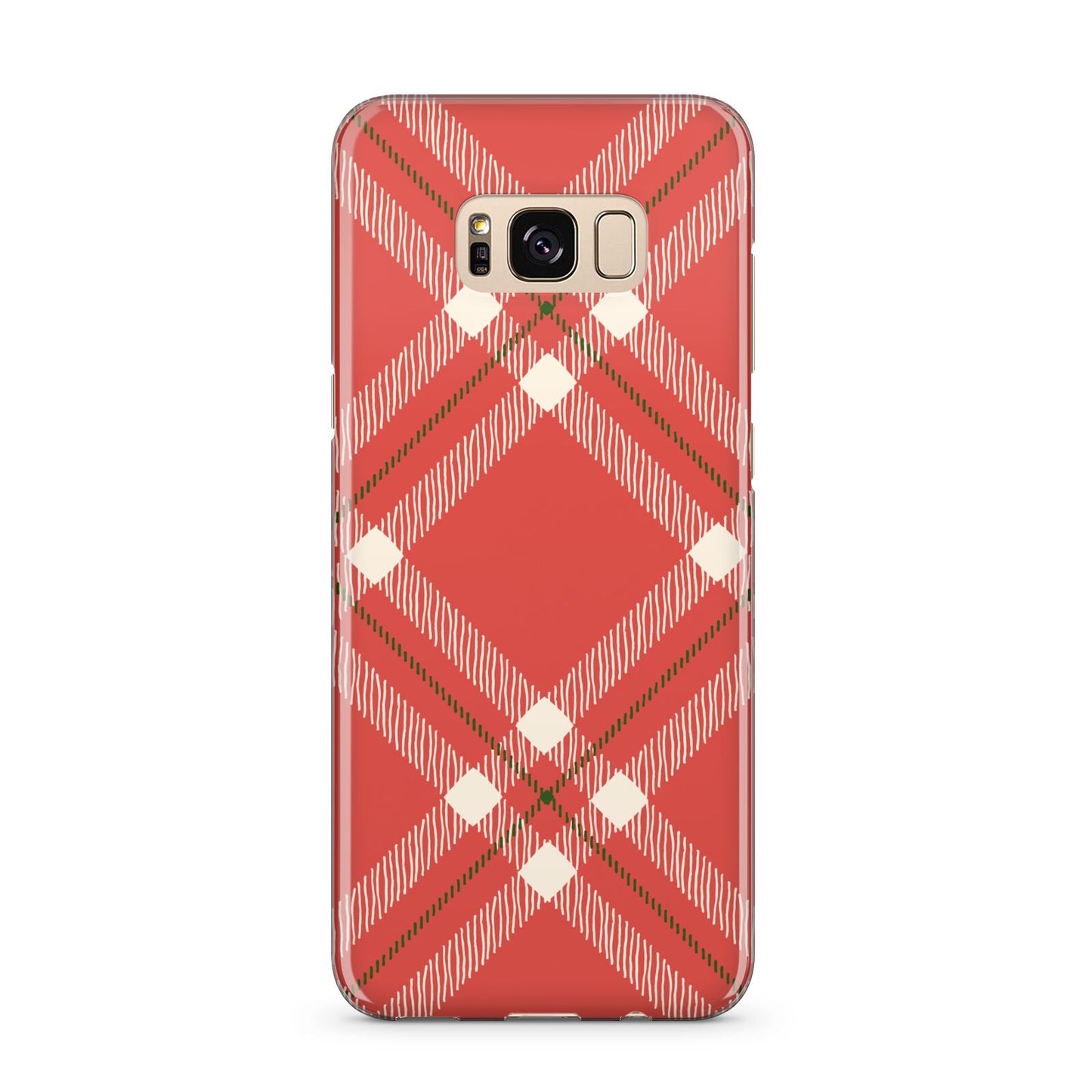 Christmas Tartan Samsung Galaxy S8 Plus Case