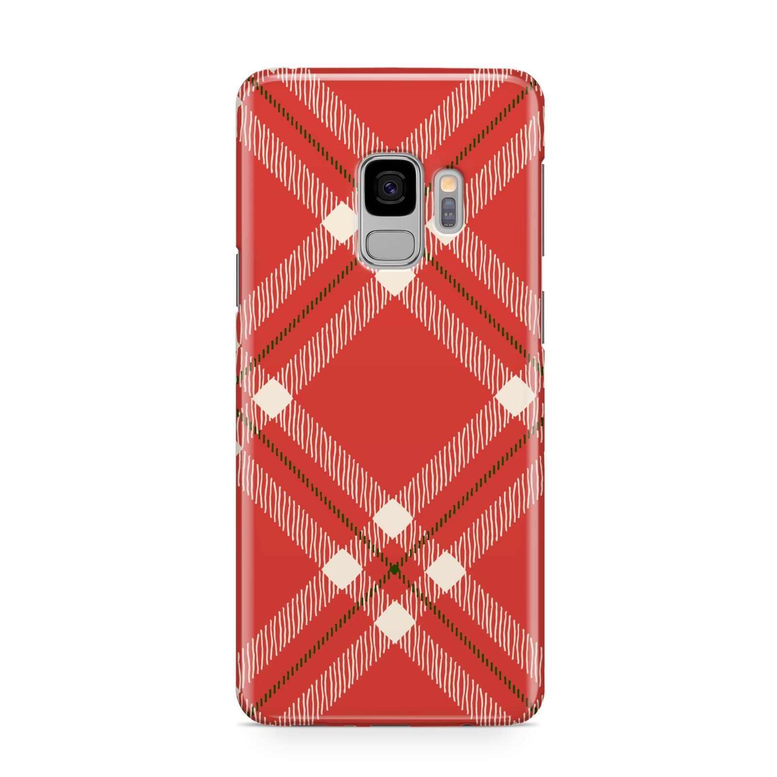 Christmas Tartan Samsung Galaxy S9 Case