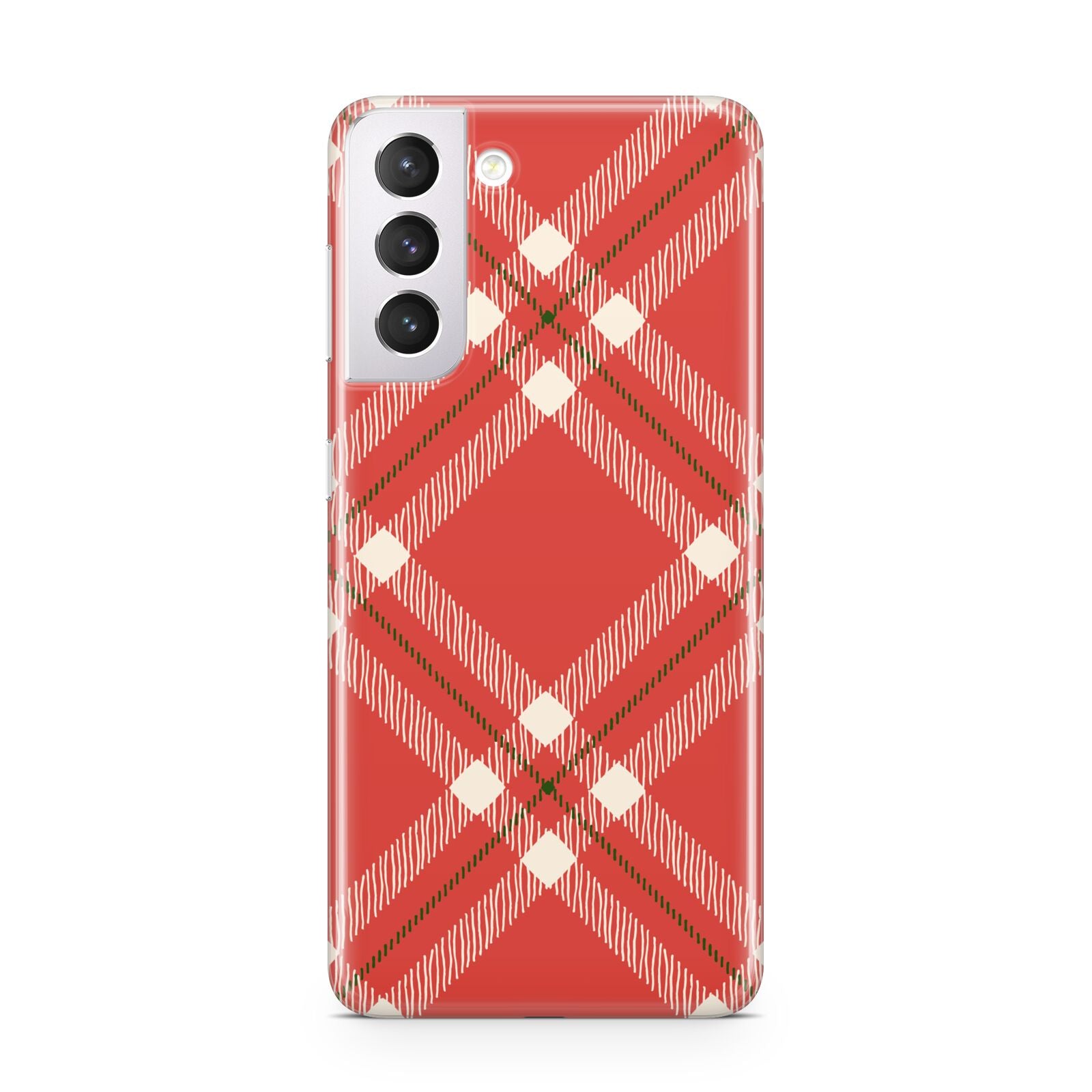 Christmas Tartan Samsung S21 Case