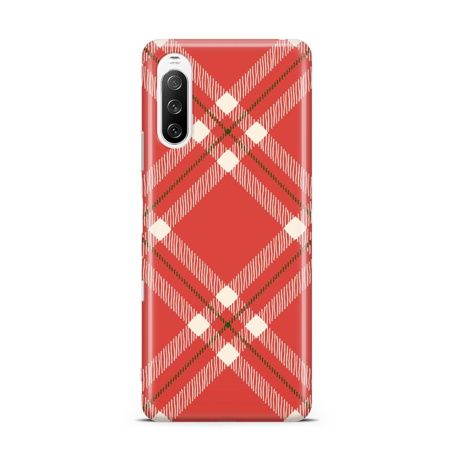 Christmas Tartan Sony Xperia 10 III Case