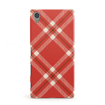 Christmas Tartan Sony Xperia Case