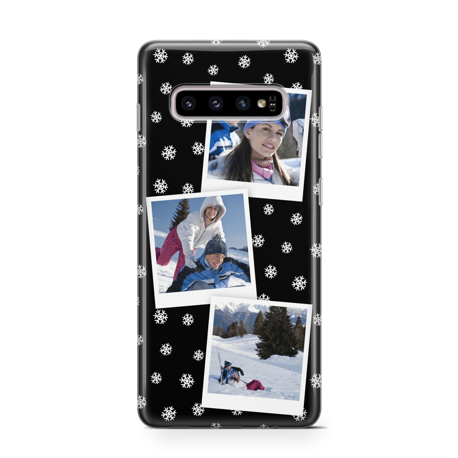 Christmas Three Photo Protective Samsung Galaxy Case