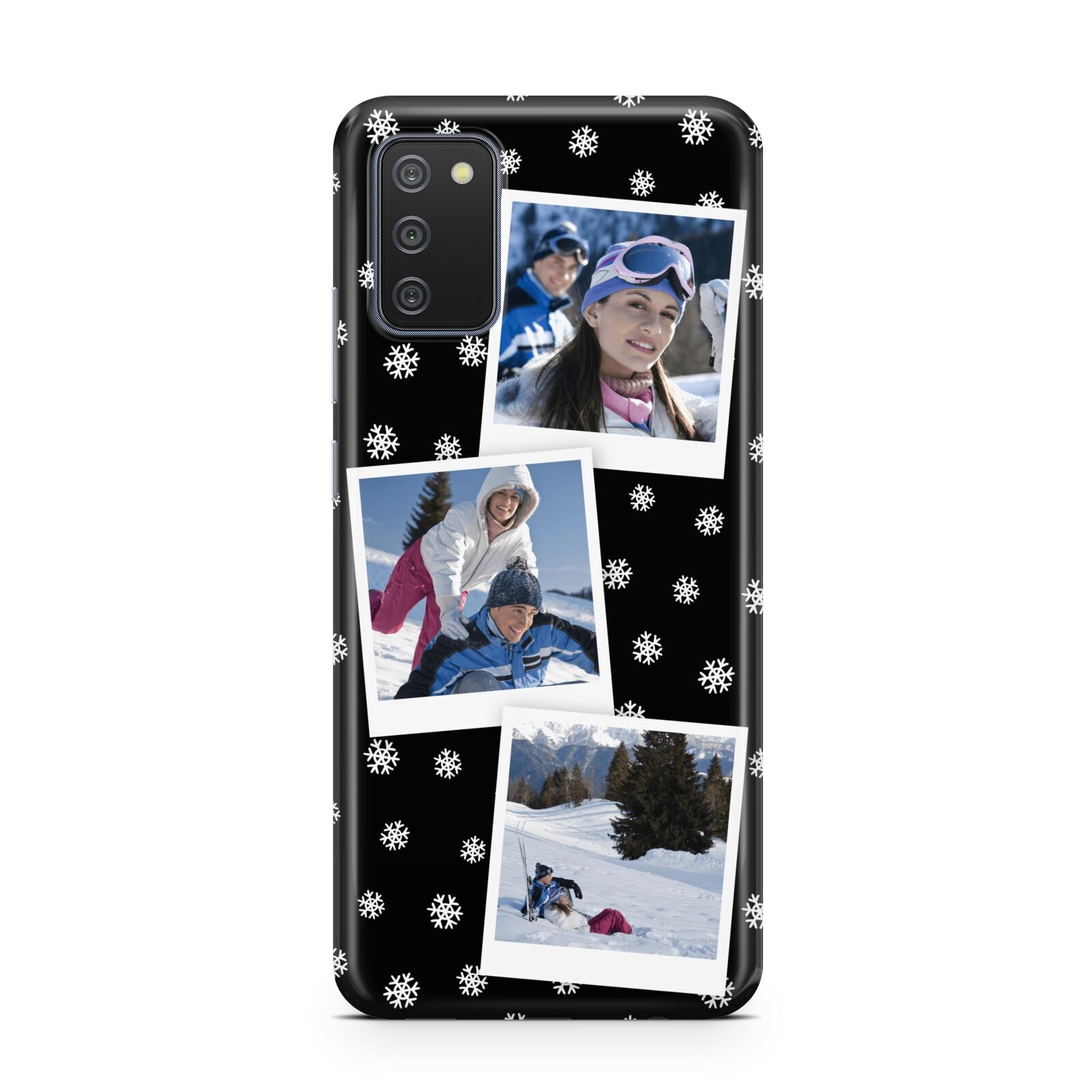 Christmas Three Photo Samsung A02s Case