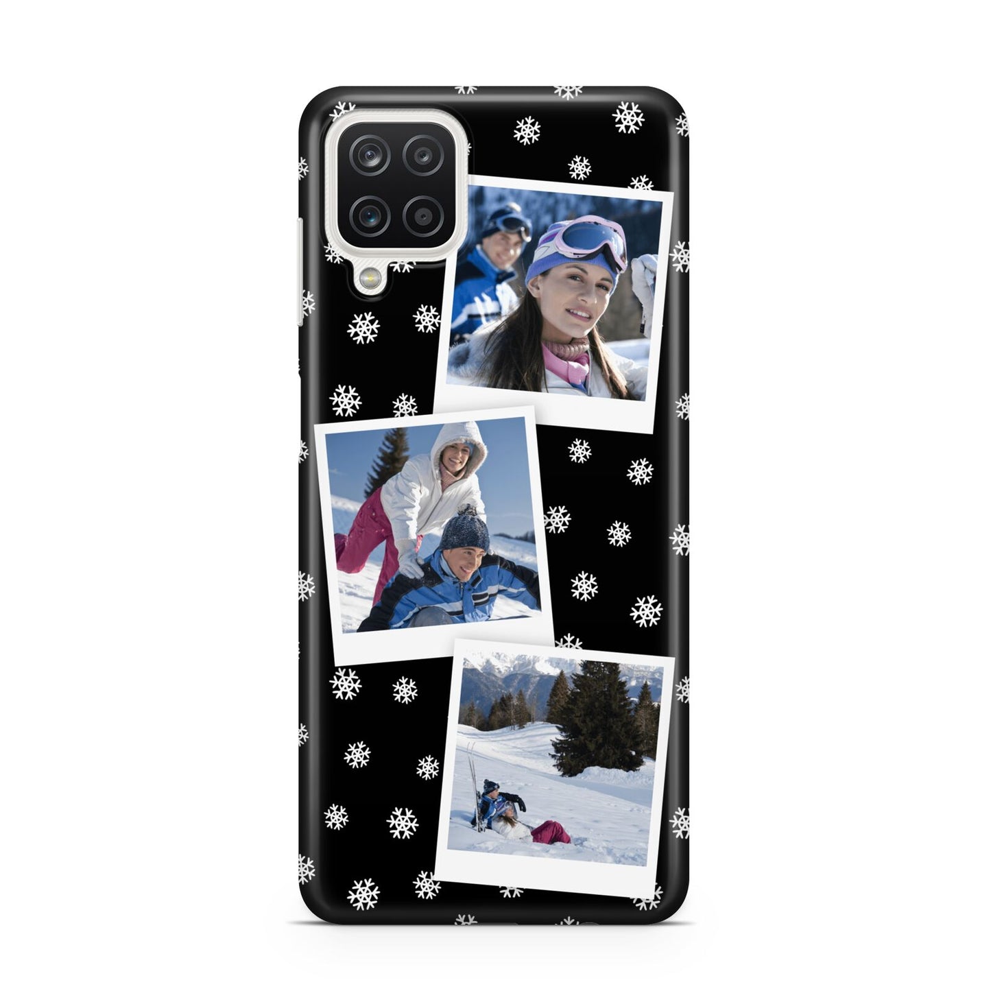 Christmas Three Photo Samsung A12 Case