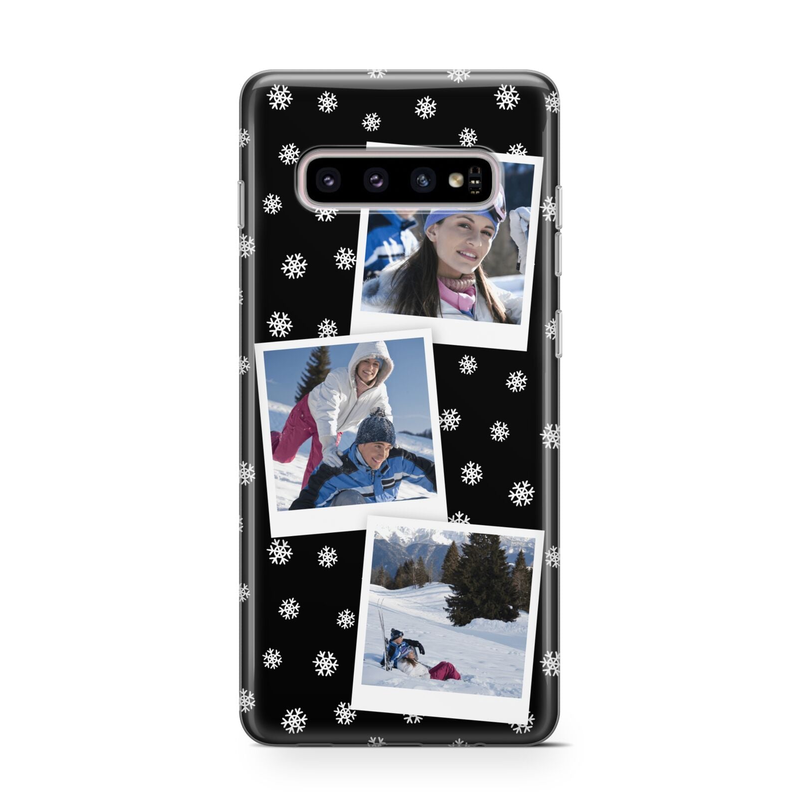 Christmas Three Photo Samsung Galaxy S10 Case