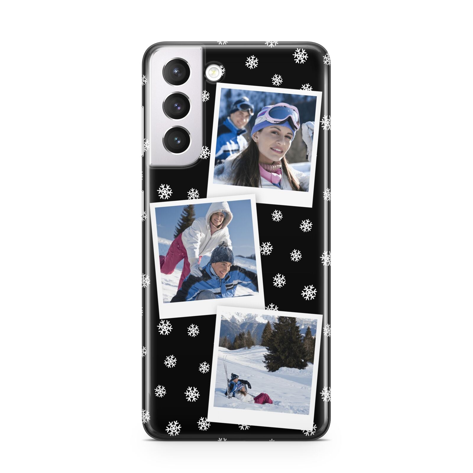 Christmas Three Photo Samsung S21 Case