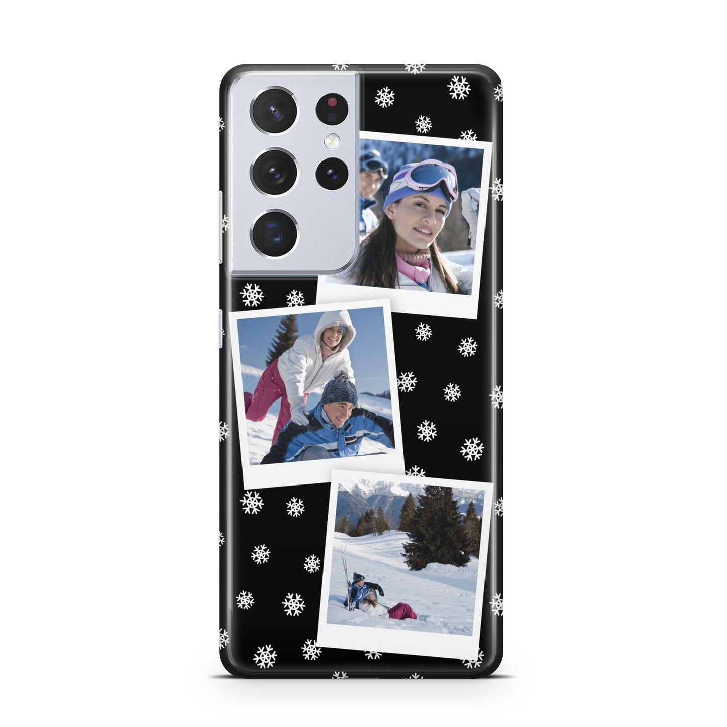 Christmas Three Photo Samsung S21 Ultra Case