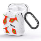 Christmas Tie Pattern AirPods Glitter Case Side Image