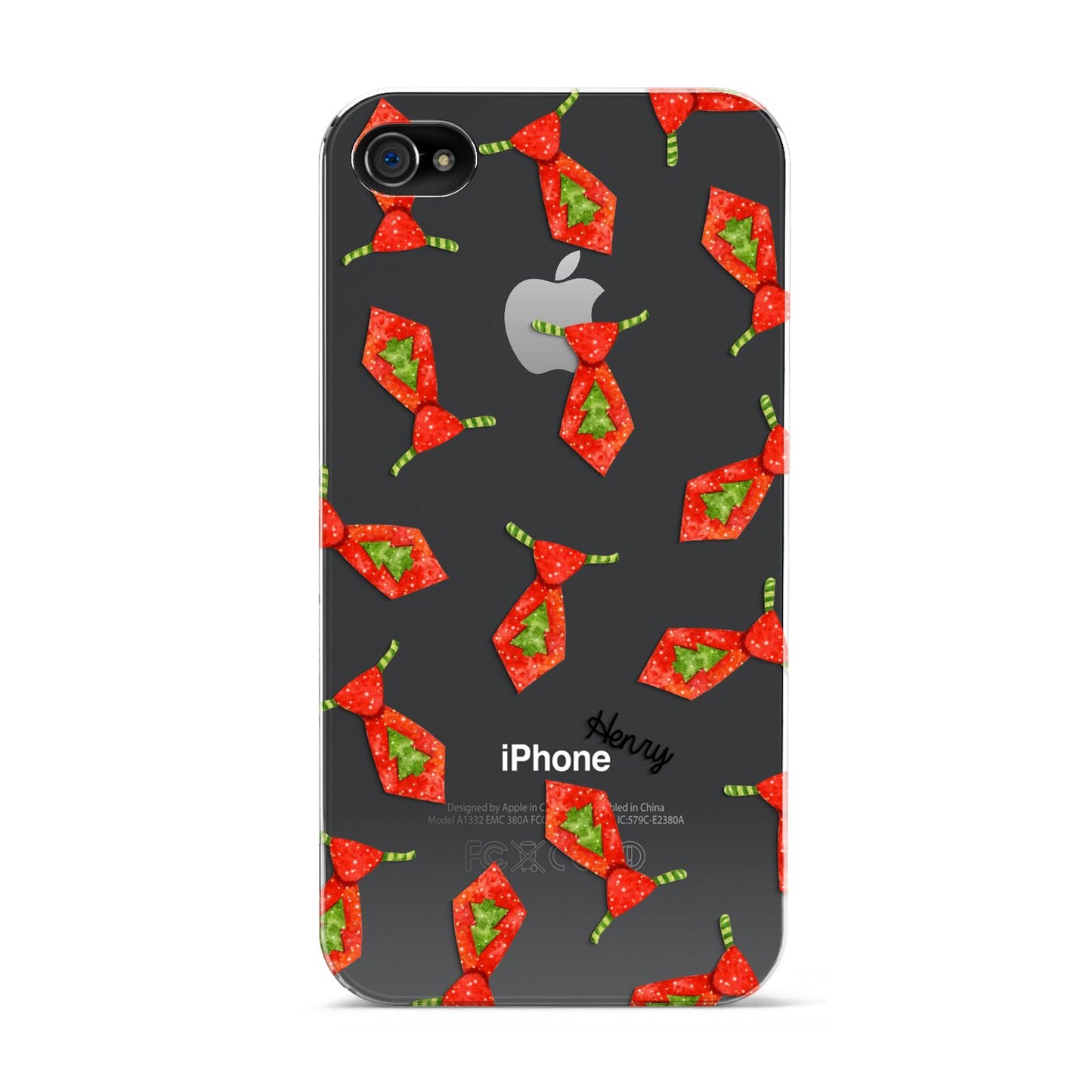 Christmas Tie Pattern Apple iPhone 4s Case