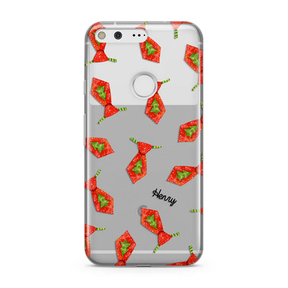 Christmas Tie Pattern Google Pixel Case