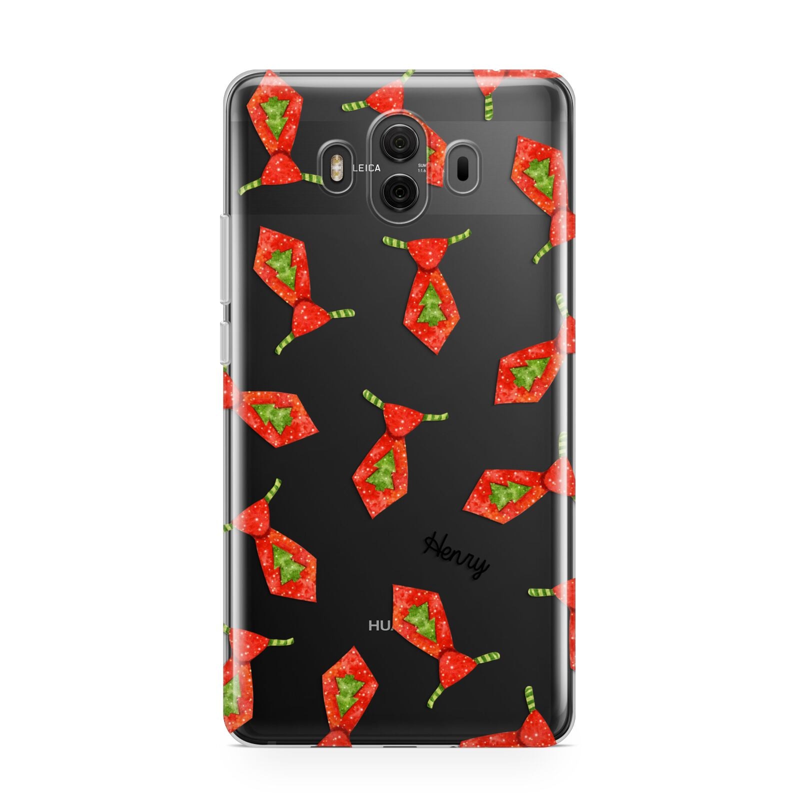 Christmas Tie Pattern Huawei Mate 10 Protective Phone Case