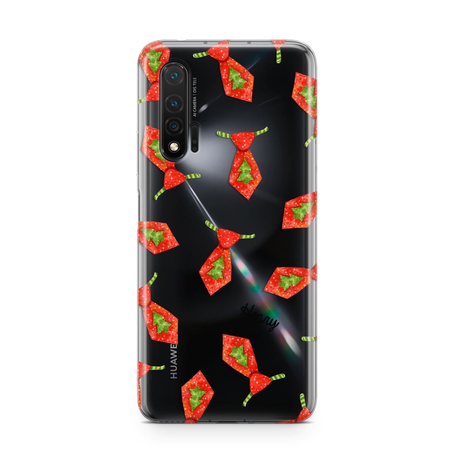 Christmas Tie Pattern Huawei Nova 6 Phone Case