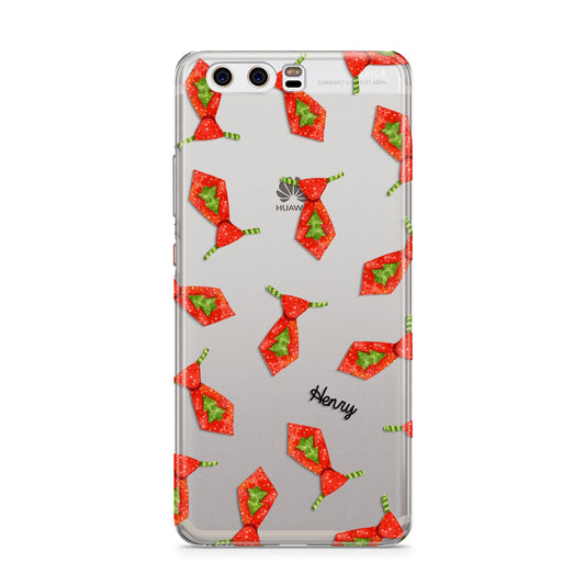 Christmas Tie Pattern Huawei P10 Phone Case