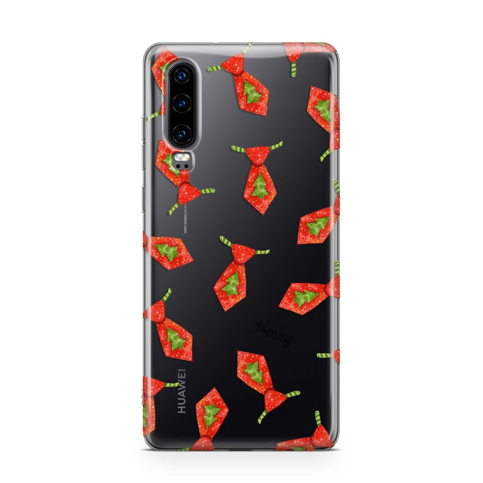 Christmas Tie Pattern Huawei P30 Phone Case