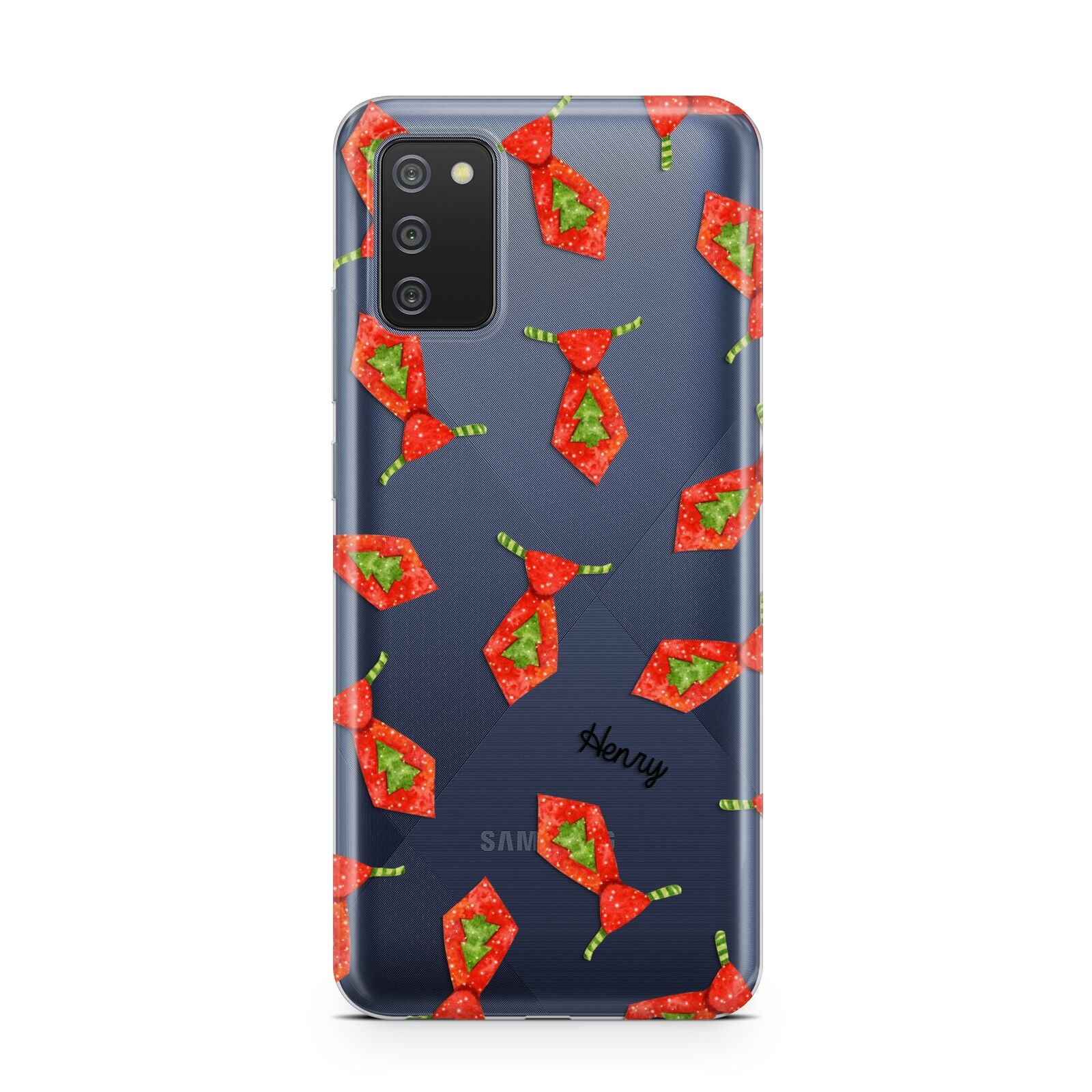 Christmas Tie Pattern Samsung A02s Case