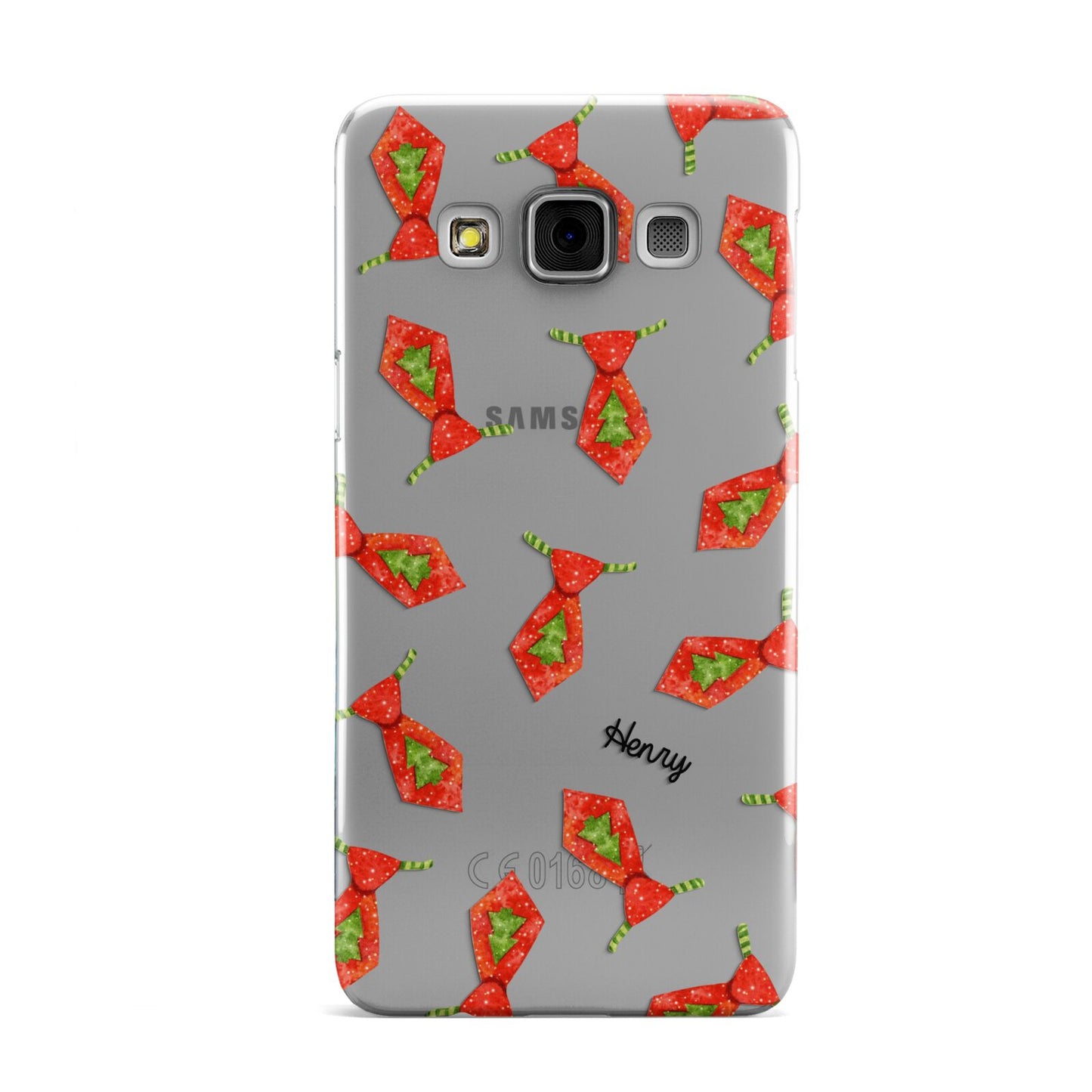 Christmas Tie Pattern Samsung Galaxy A3 Case