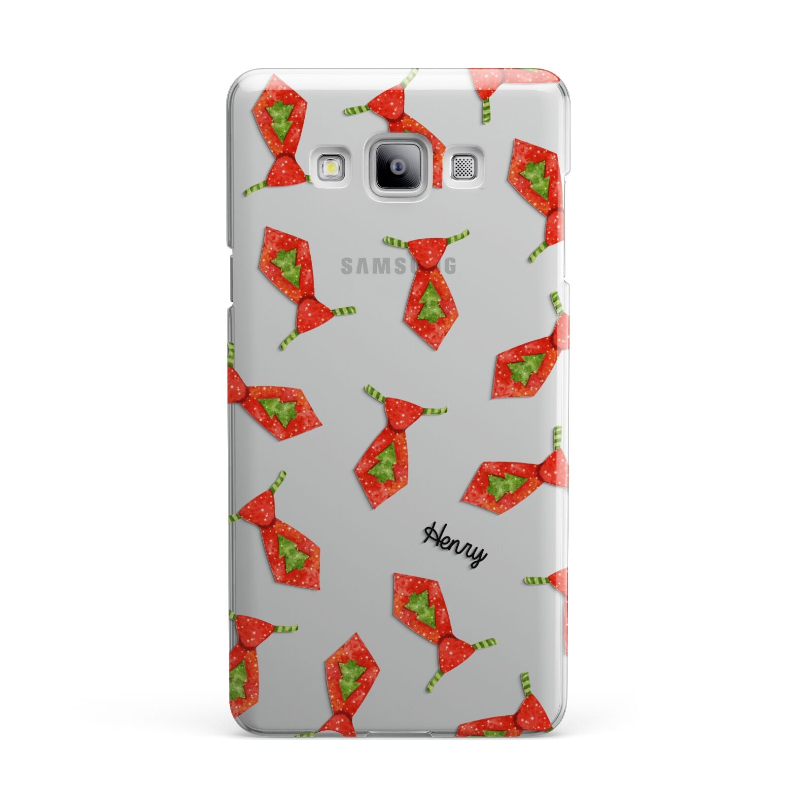 Christmas Tie Pattern Samsung Galaxy A7 2015 Case