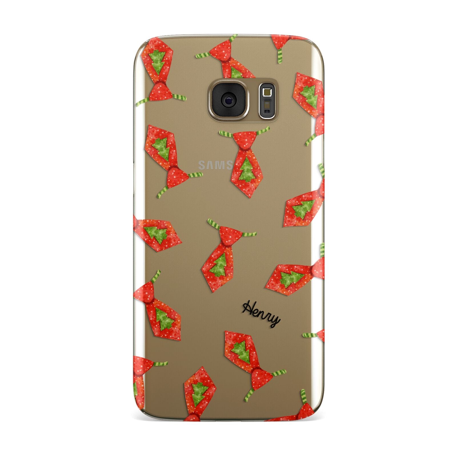 Christmas Tie Pattern Samsung Galaxy Case