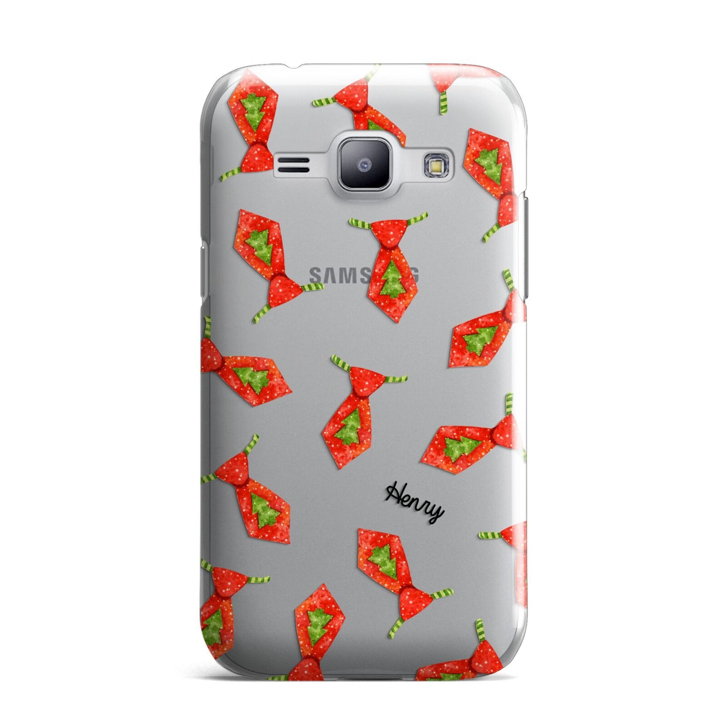 Christmas Tie Pattern Samsung Galaxy J1 2015 Case