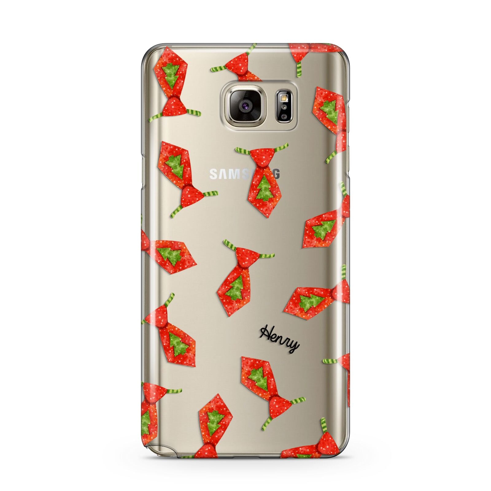 Christmas Tie Pattern Samsung Galaxy Note 5 Case