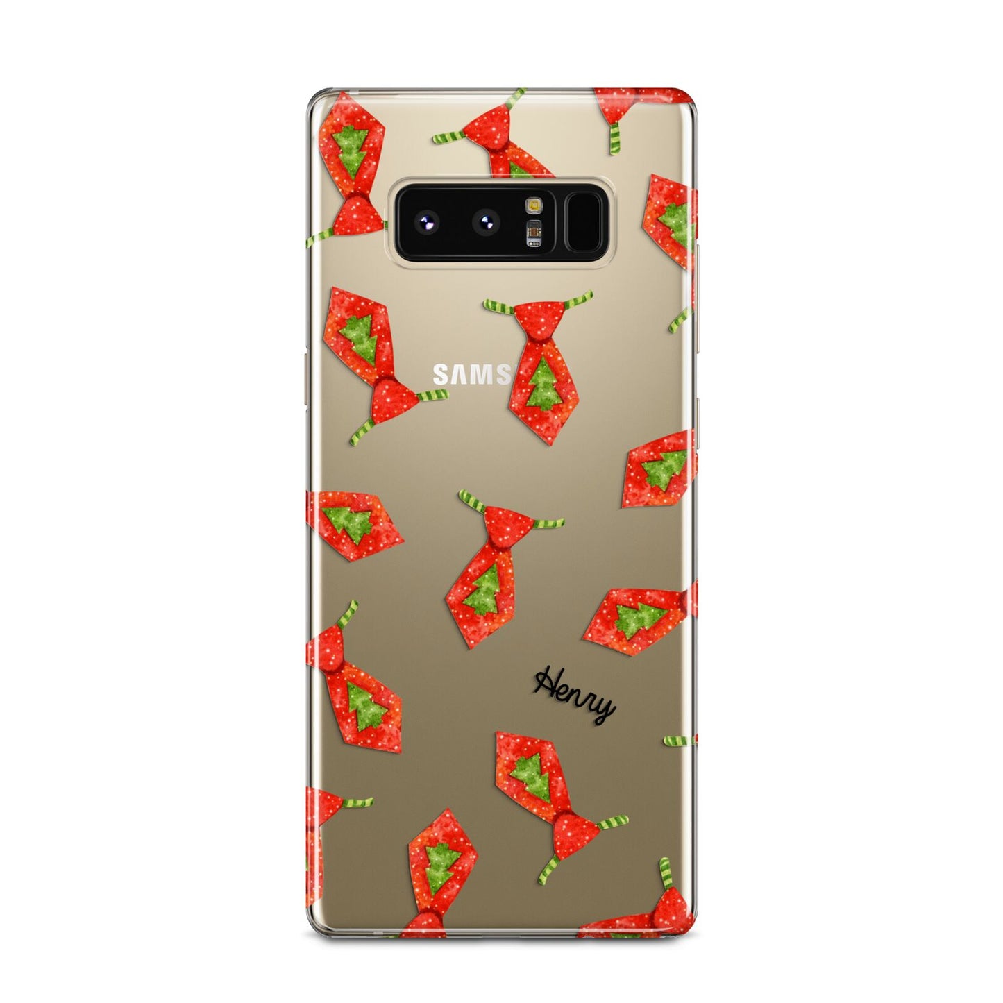 Christmas Tie Pattern Samsung Galaxy Note 8 Case