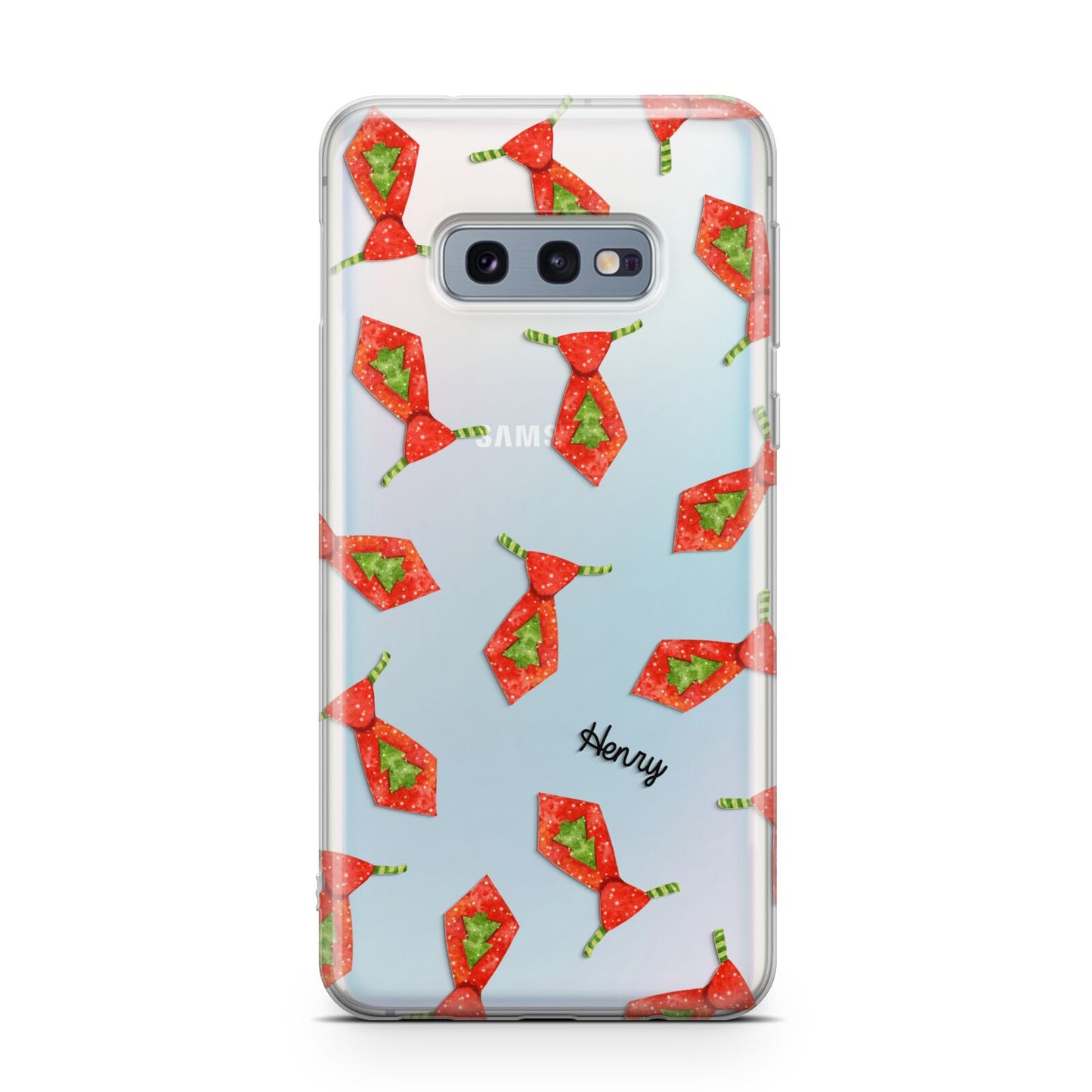 Christmas Tie Pattern Samsung Galaxy S10E Case