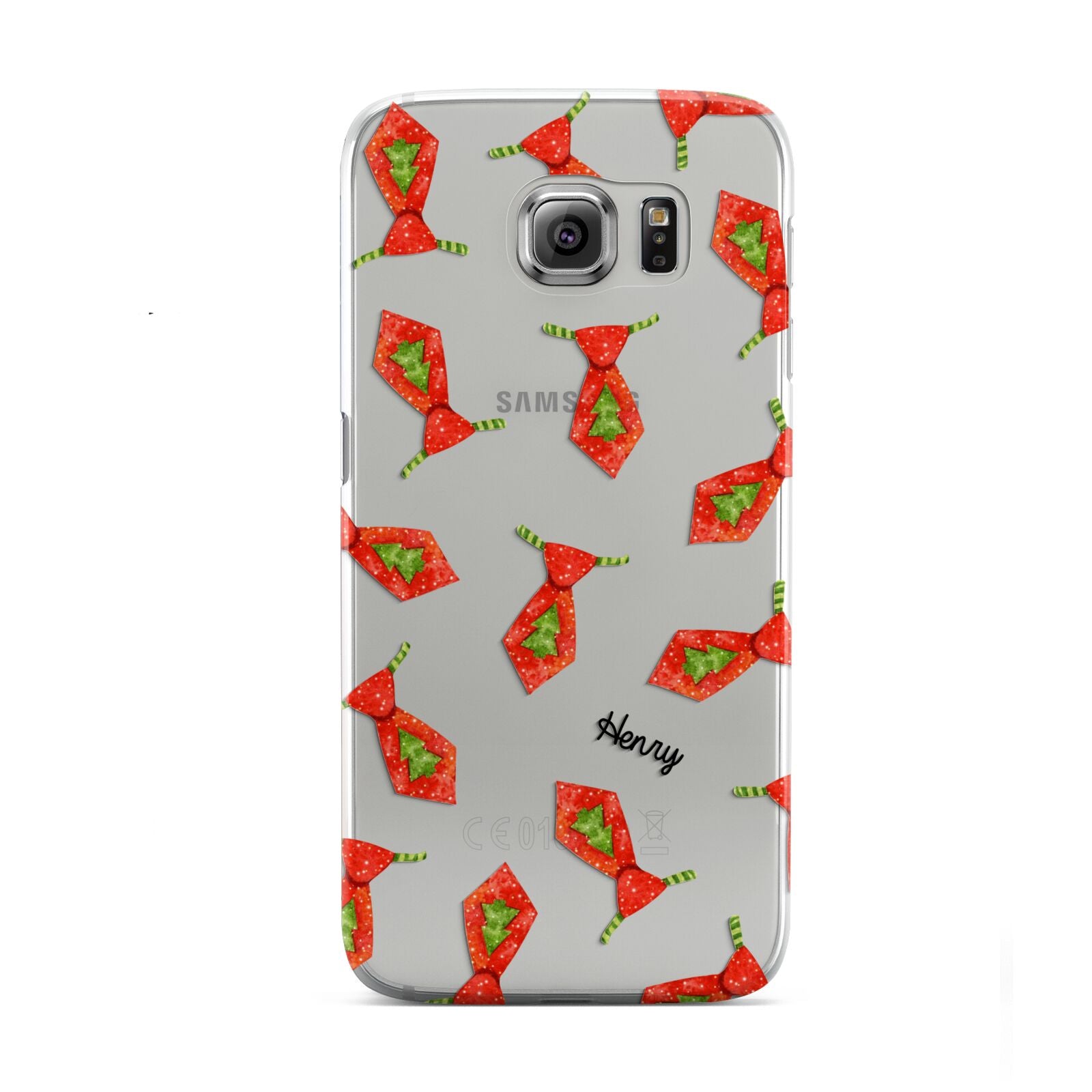 Christmas Tie Pattern Samsung Galaxy S6 Case