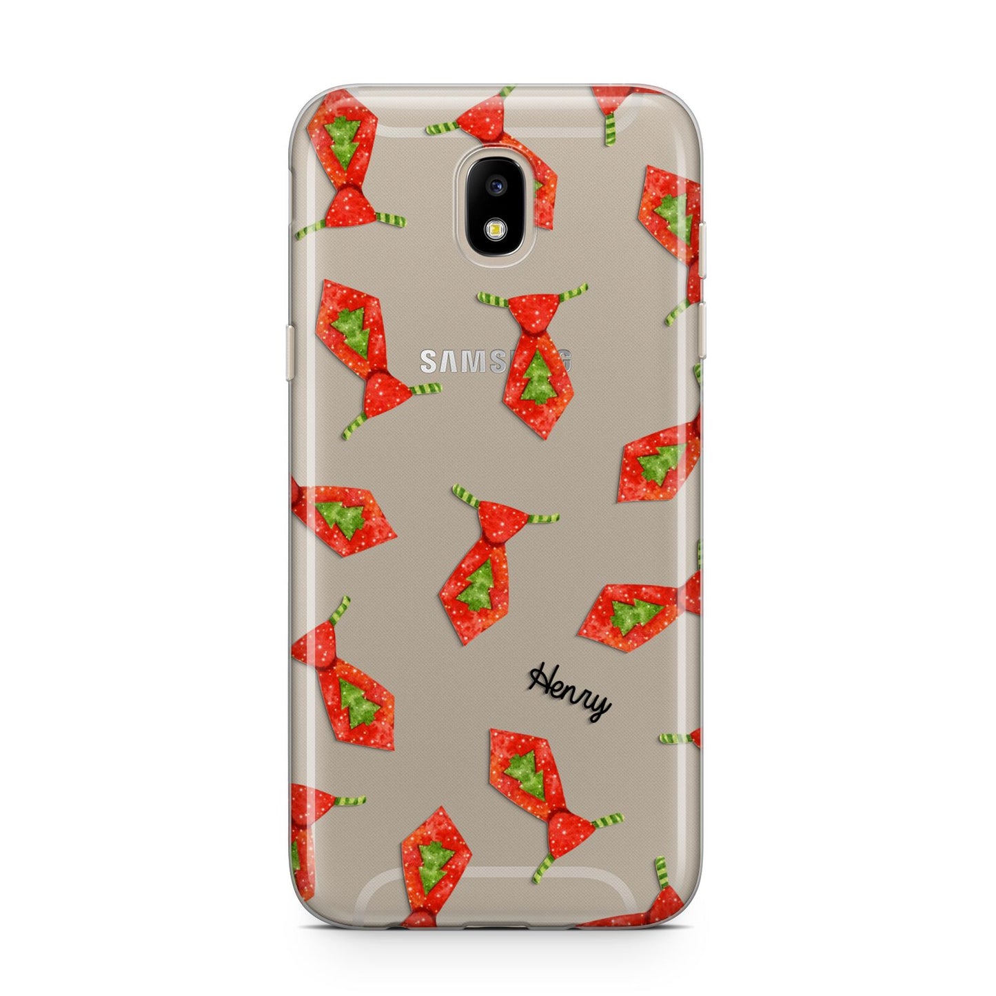 Christmas Tie Pattern Samsung J5 2017 Case