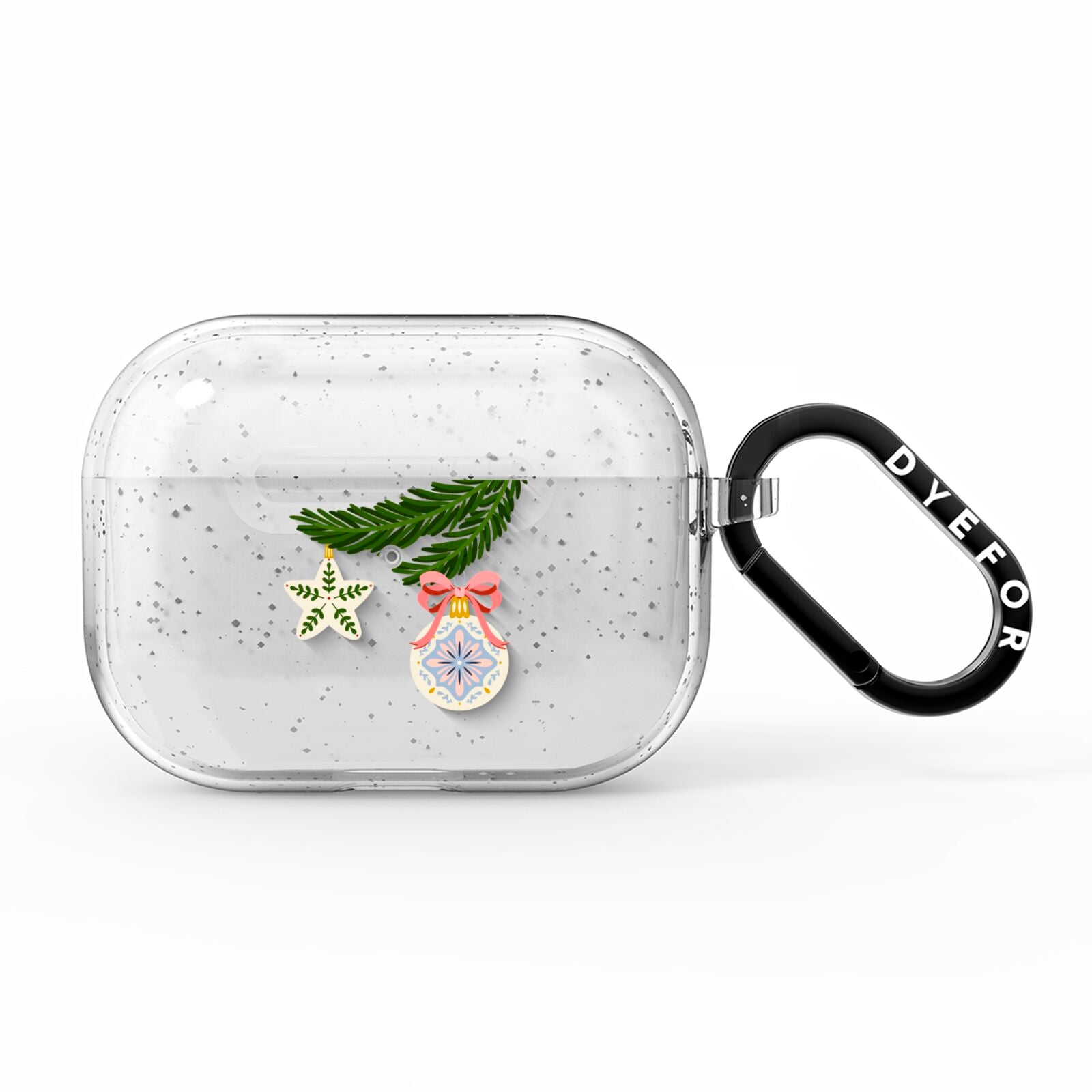 Christmas Tree Branch AirPods Pro Glitter Case