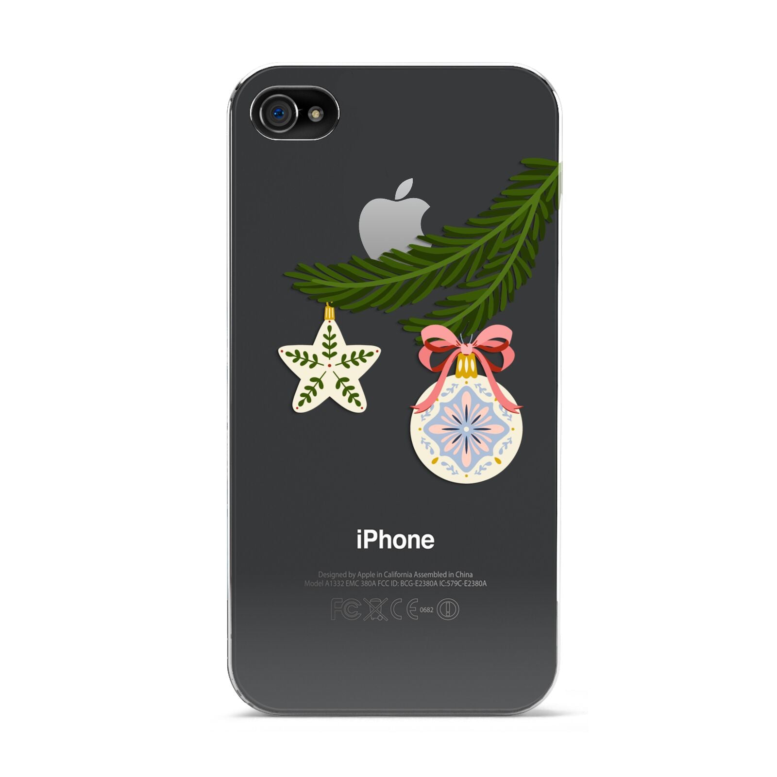 Christmas Tree Branch Apple iPhone 4s Case