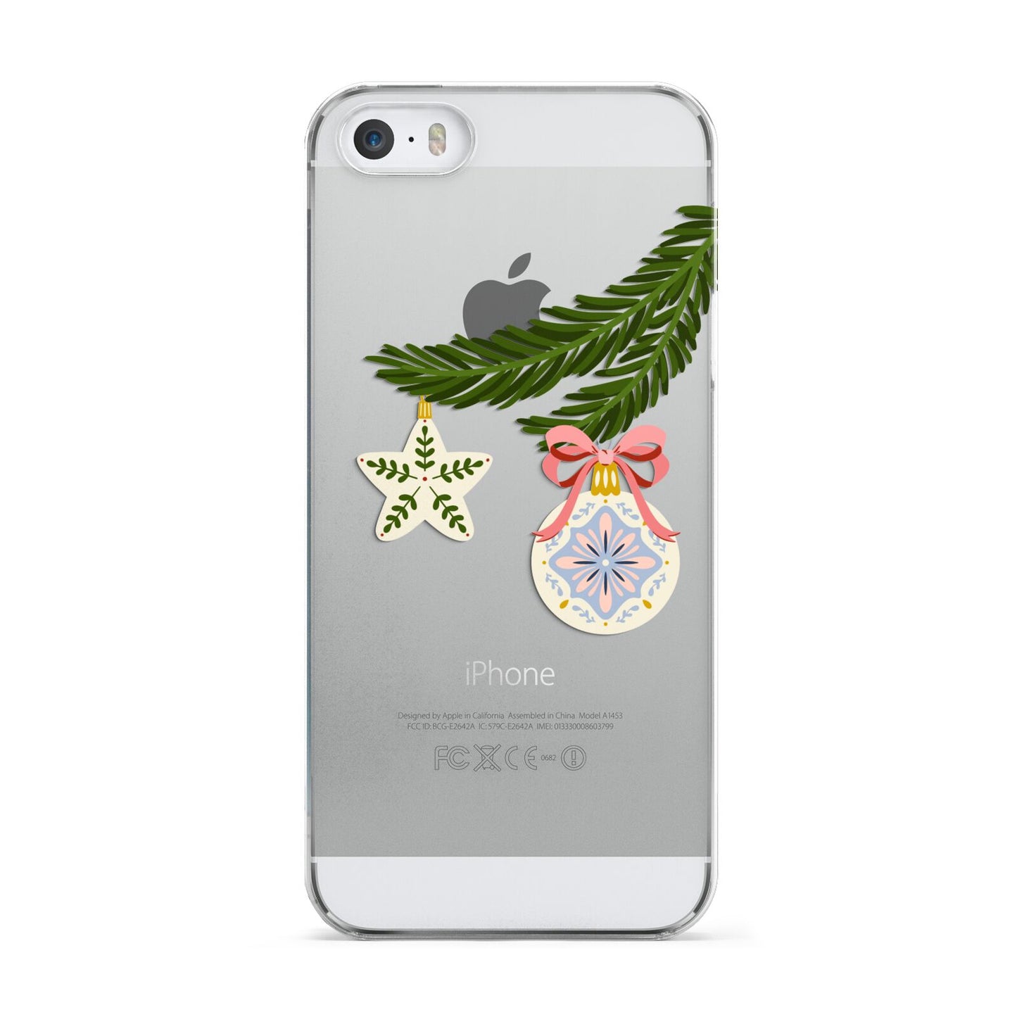 Christmas Tree Branch Apple iPhone 5 Case