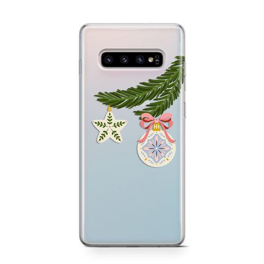 Christmas Tree Branch Protective Samsung Galaxy Case