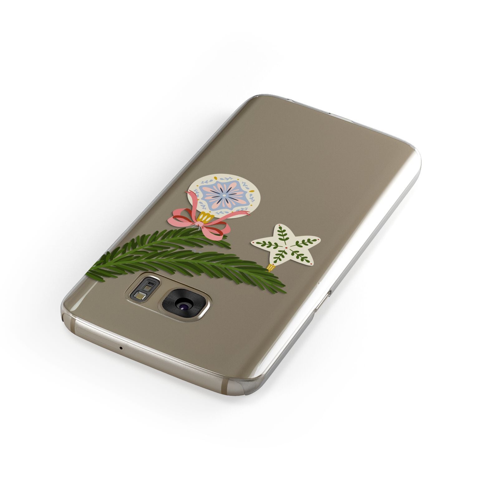 Christmas Tree Branch Samsung Galaxy Case Front Close Up