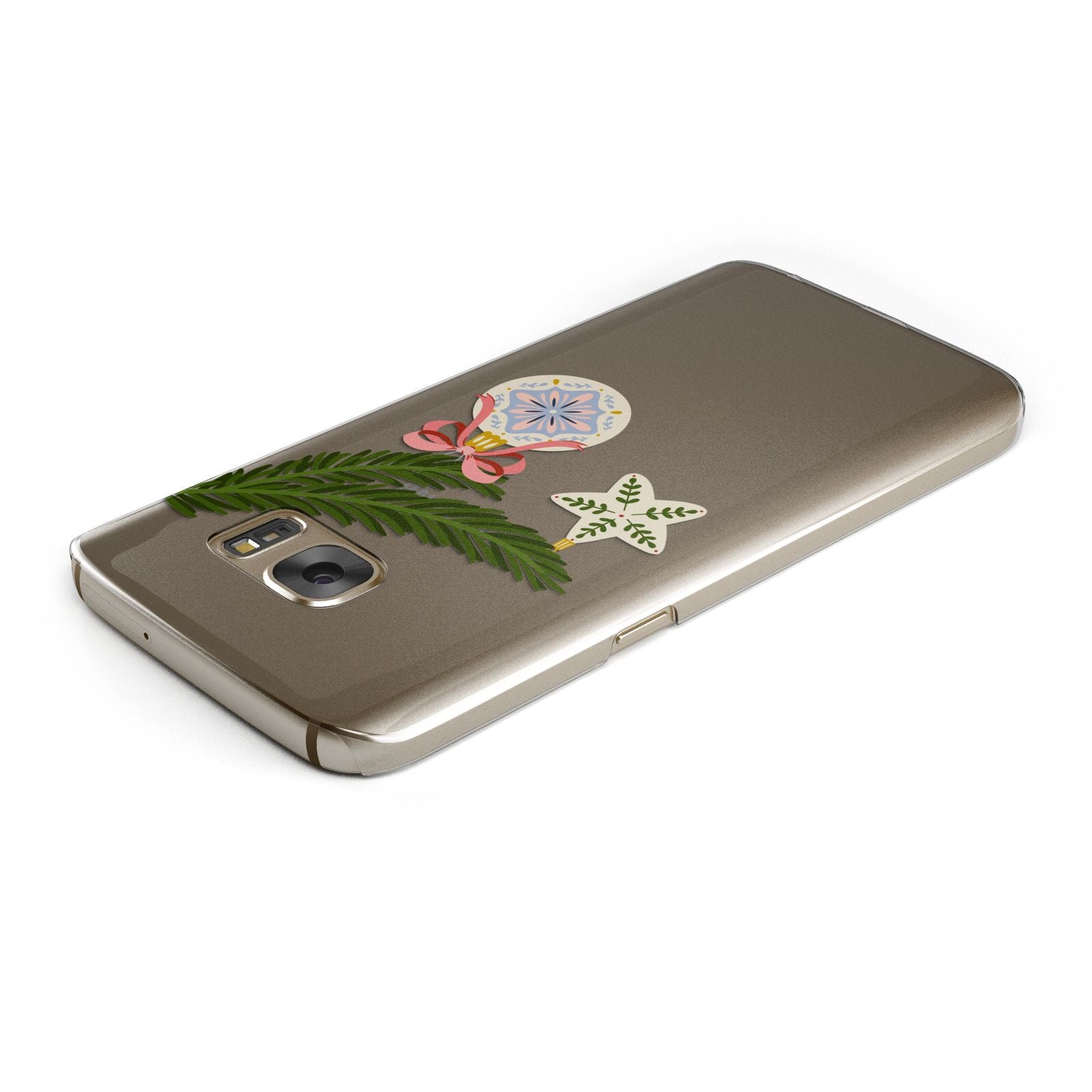 Christmas Tree Branch Samsung Galaxy Case Top Cutout