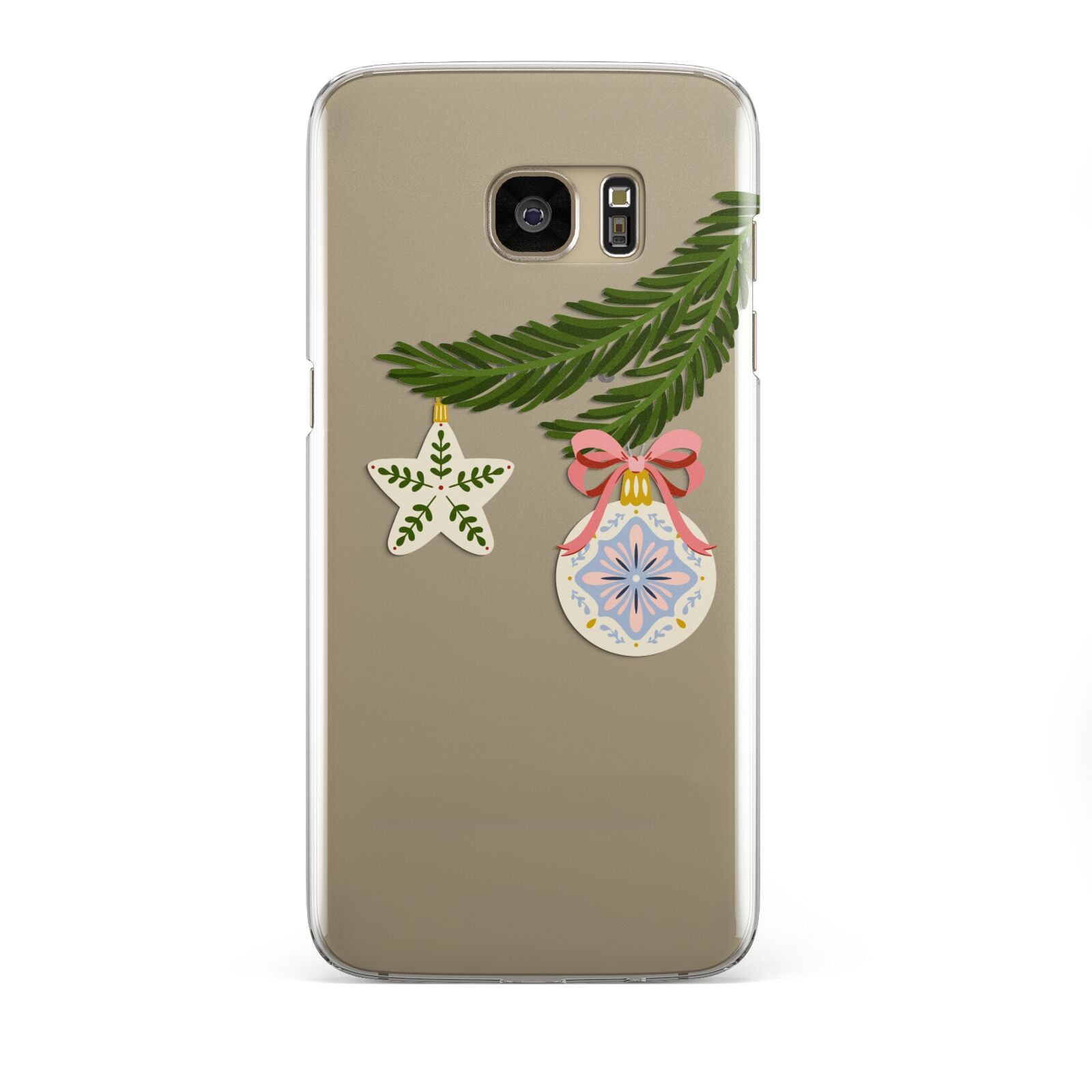 Christmas Tree Branch Samsung Galaxy S7 Edge Case