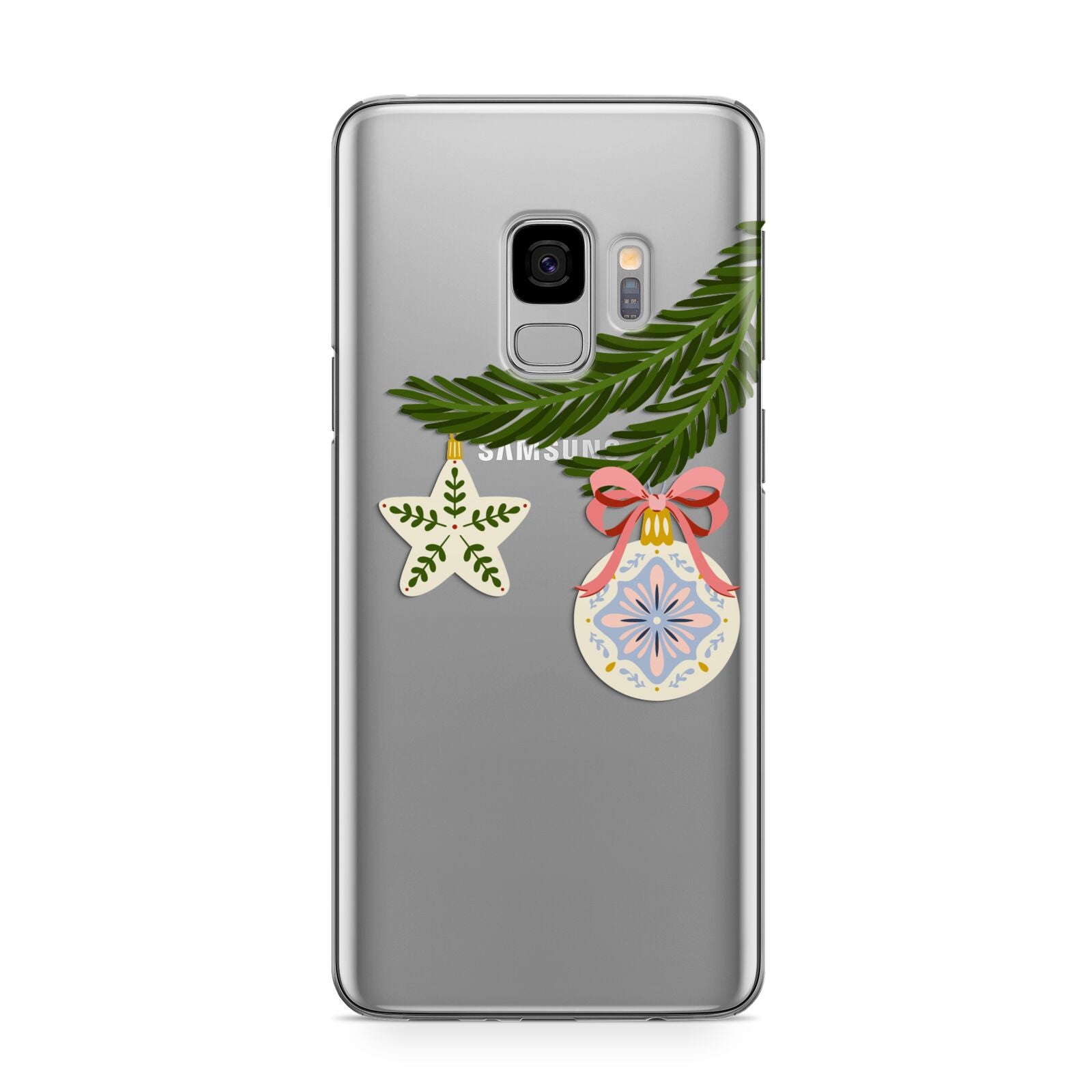 Christmas Tree Branch Samsung Galaxy S9 Case