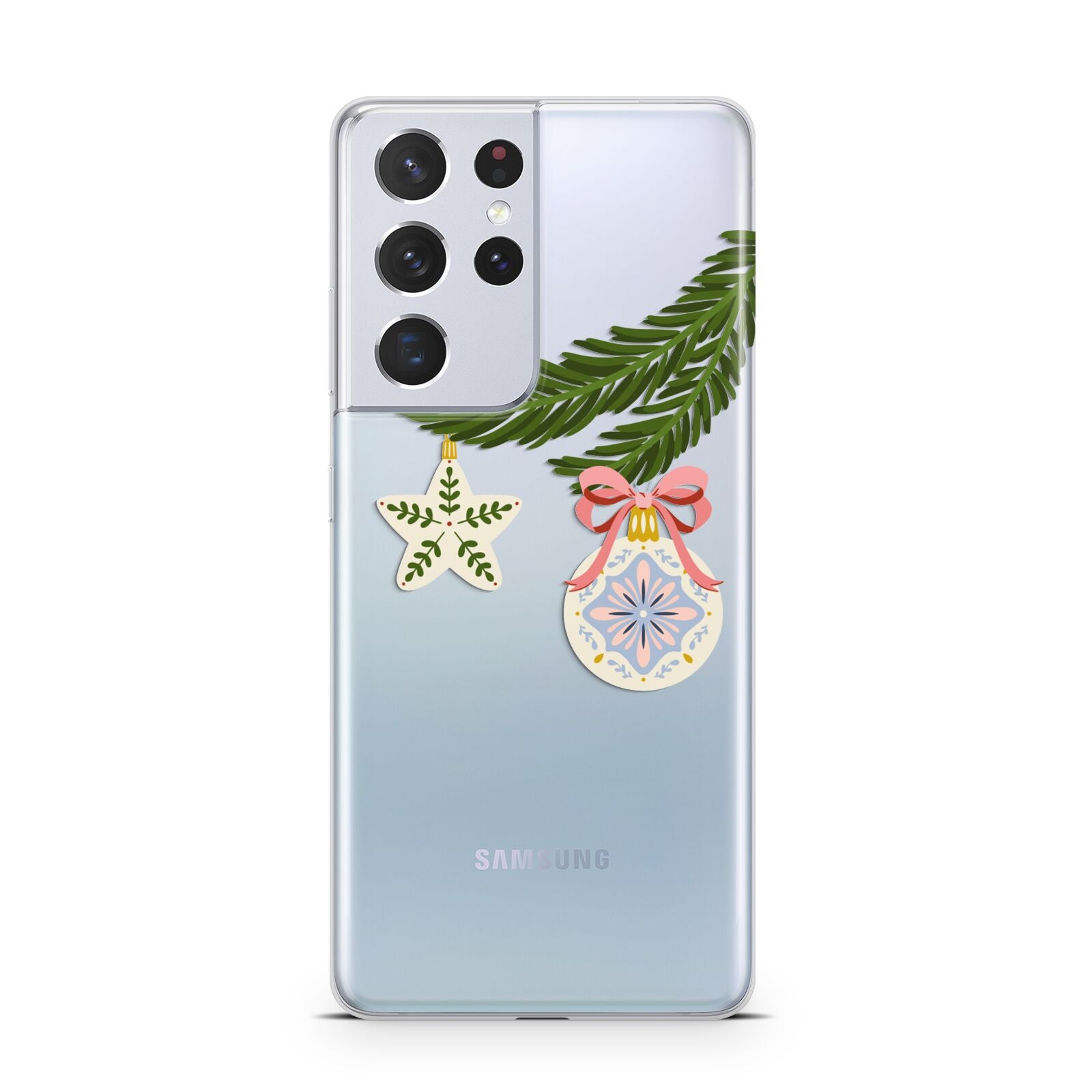 Christmas Tree Branch Samsung S21 Ultra Case