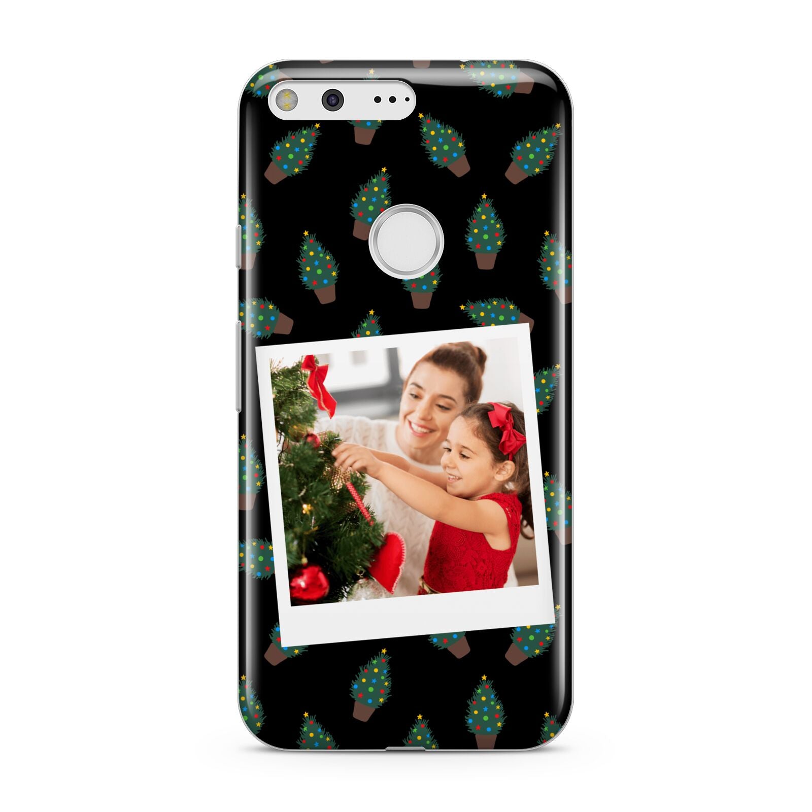 Christmas Tree Polaroid Photo Google Pixel Case