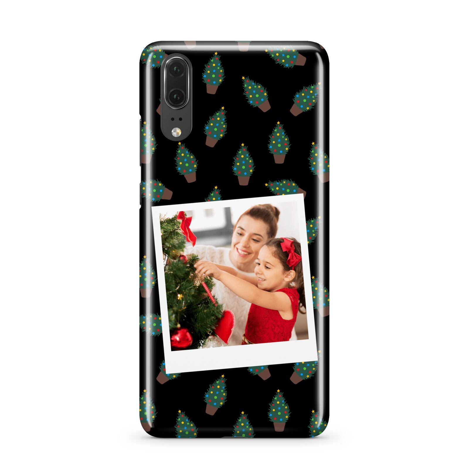 Christmas Tree Polaroid Photo Huawei P20 Phone Case