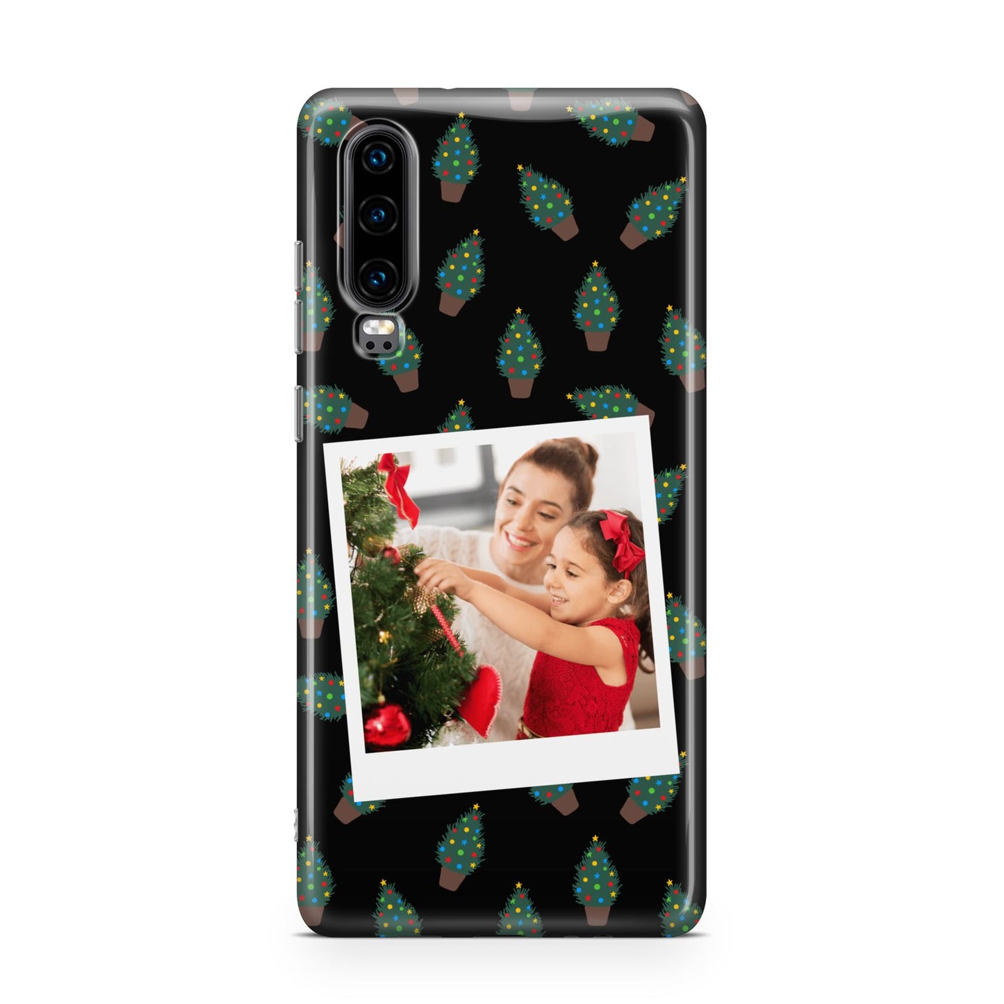 Christmas Tree Polaroid Photo Huawei P30 Phone Case