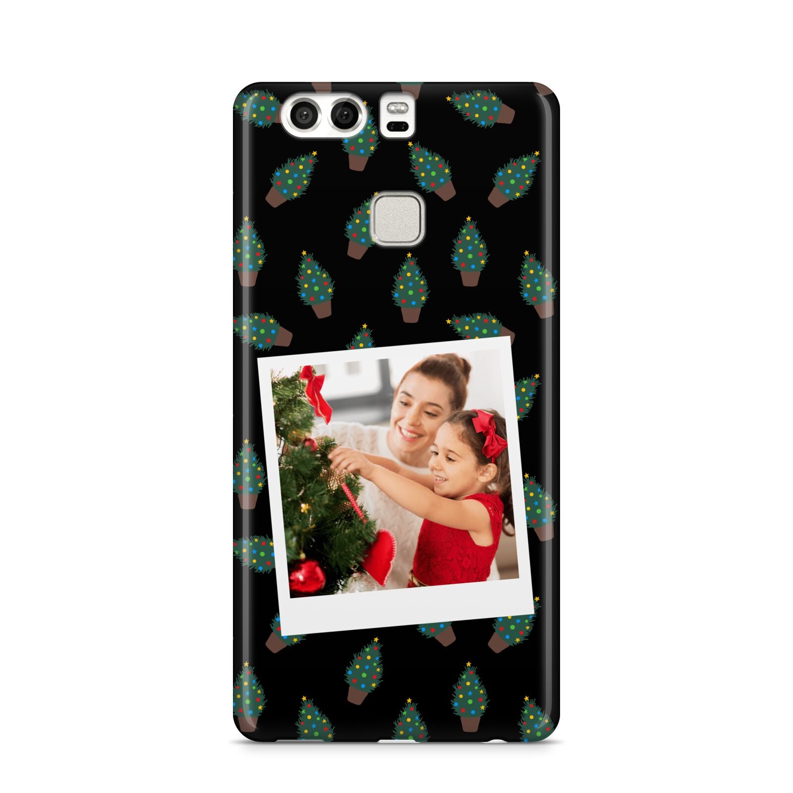 Christmas Tree Polaroid Photo Huawei P9 Case