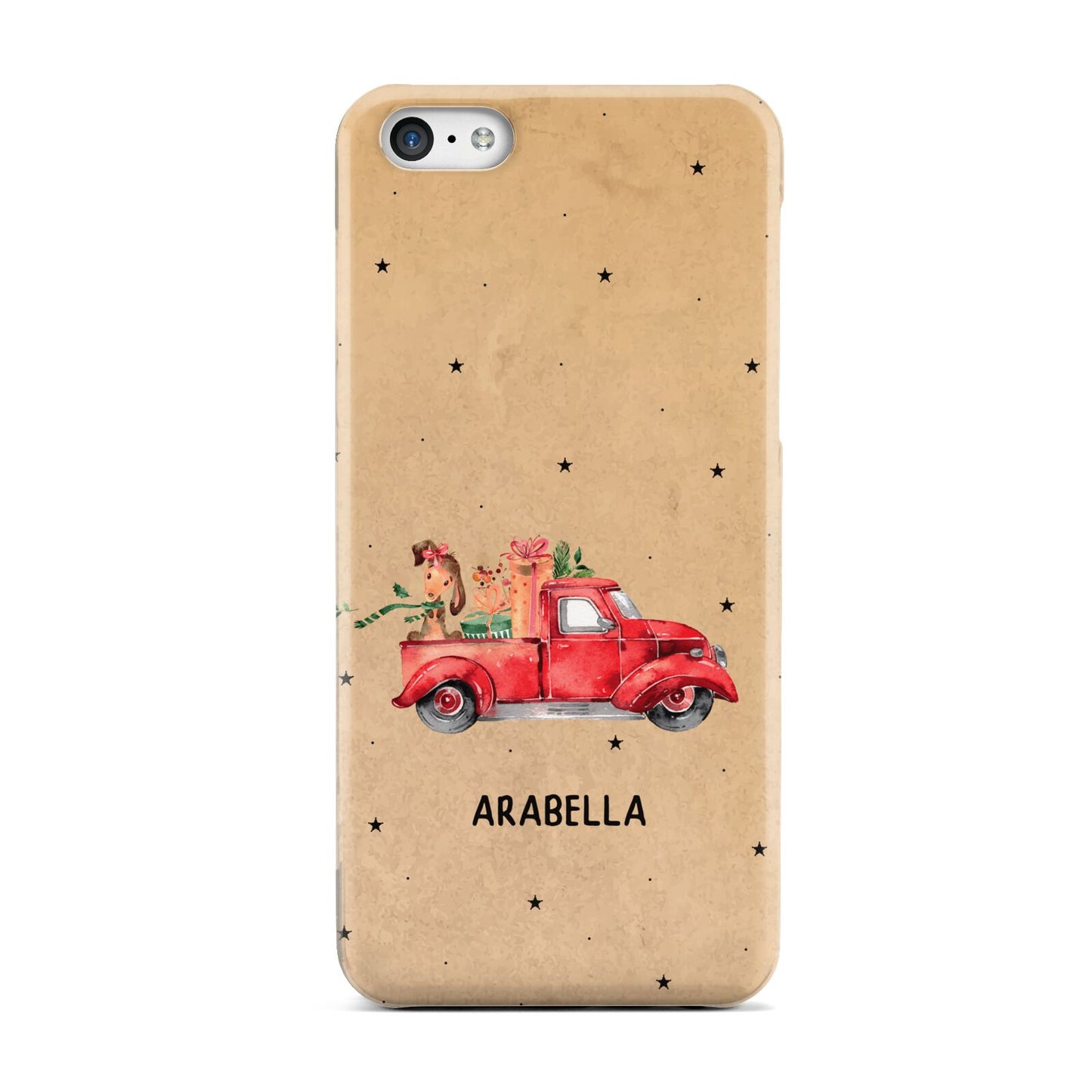 Christmas Truck Personalised Apple iPhone 5c Case