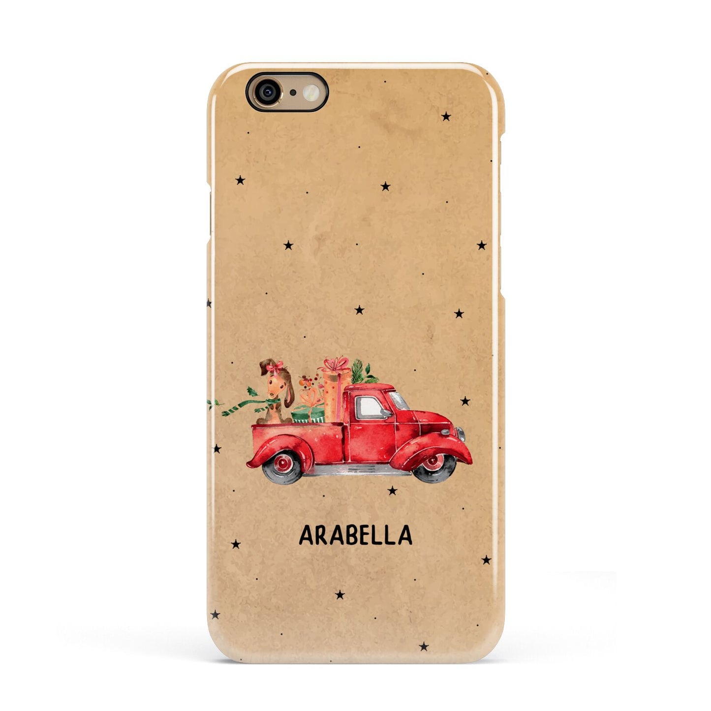 Christmas Truck Personalised Apple iPhone 6 3D Snap Case